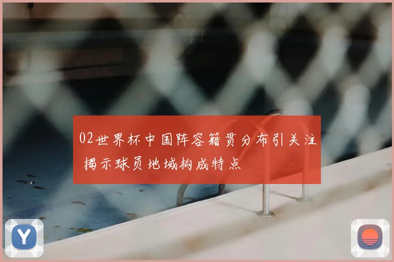 02世界杯中国阵容籍贯分布引关注 揭示球员地域构成特点